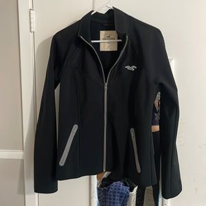 Hollister black jacket, size L
